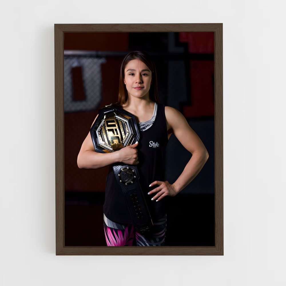 Poster Championne Grasso – affiche MMA (vue 5)